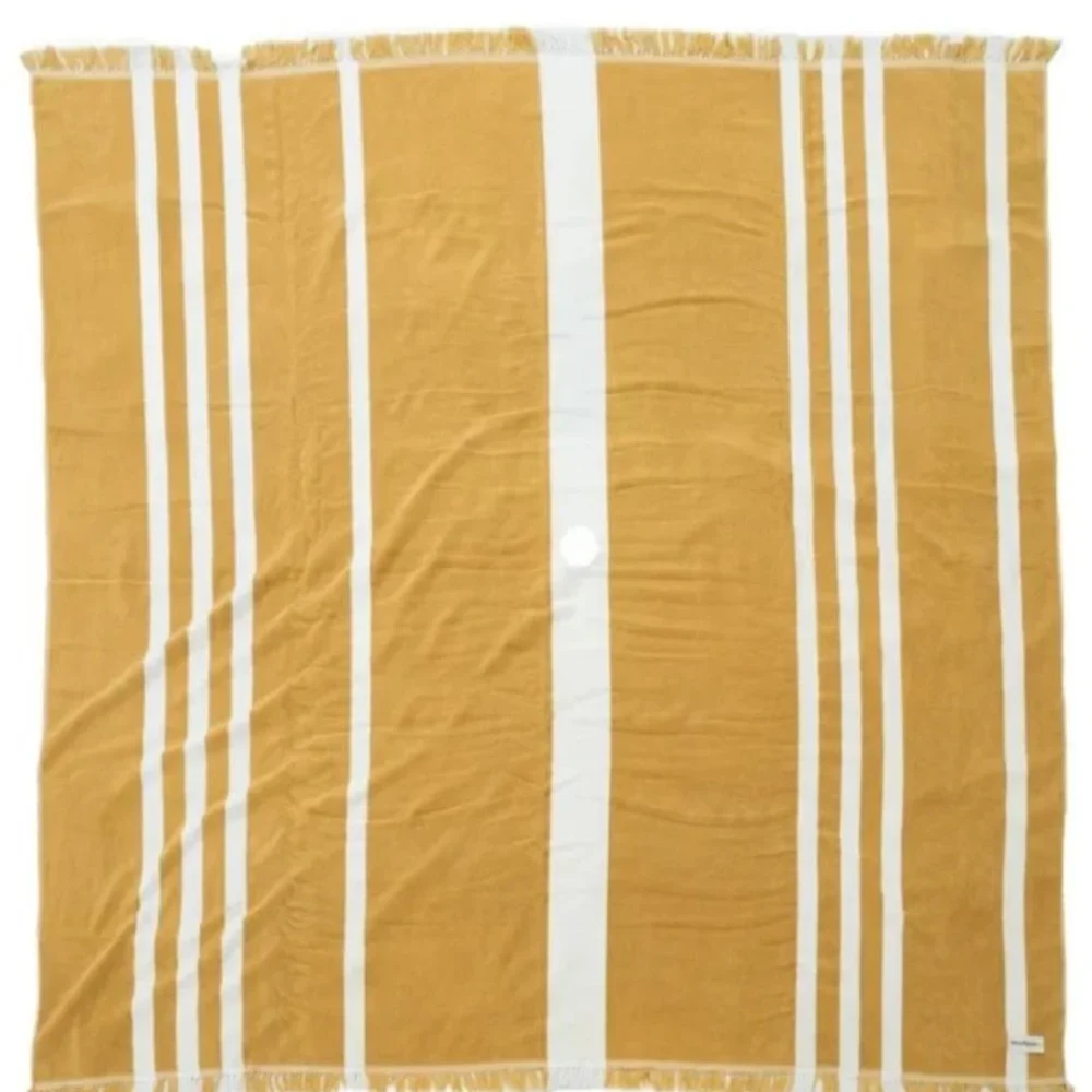 Business & Pleasure Beach Blanket Oversized Vintage Yellow